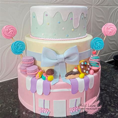 Bolo fake Confeitaria .